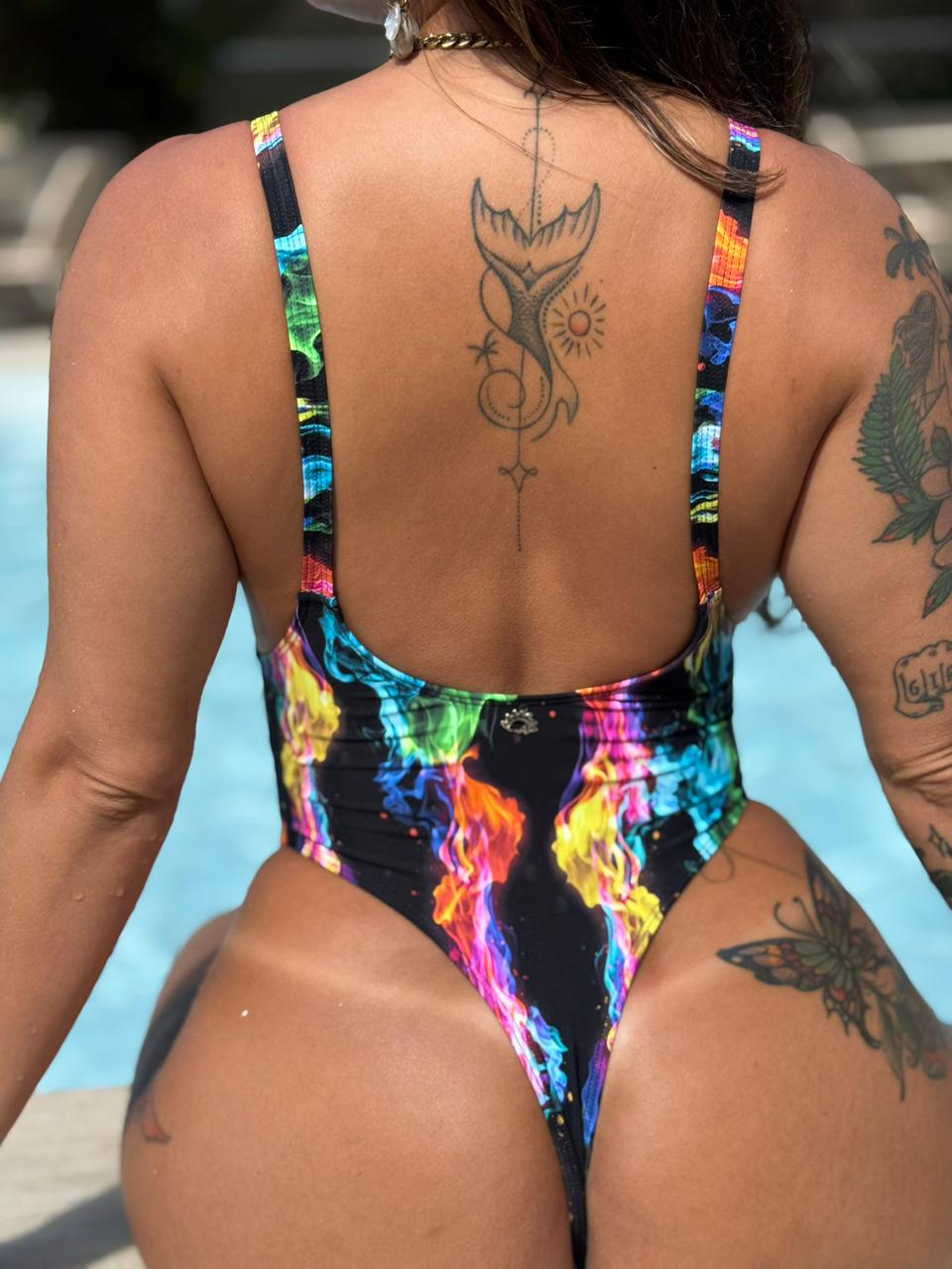 Gringa Swimsuit - Sapphire Veil (Lined)