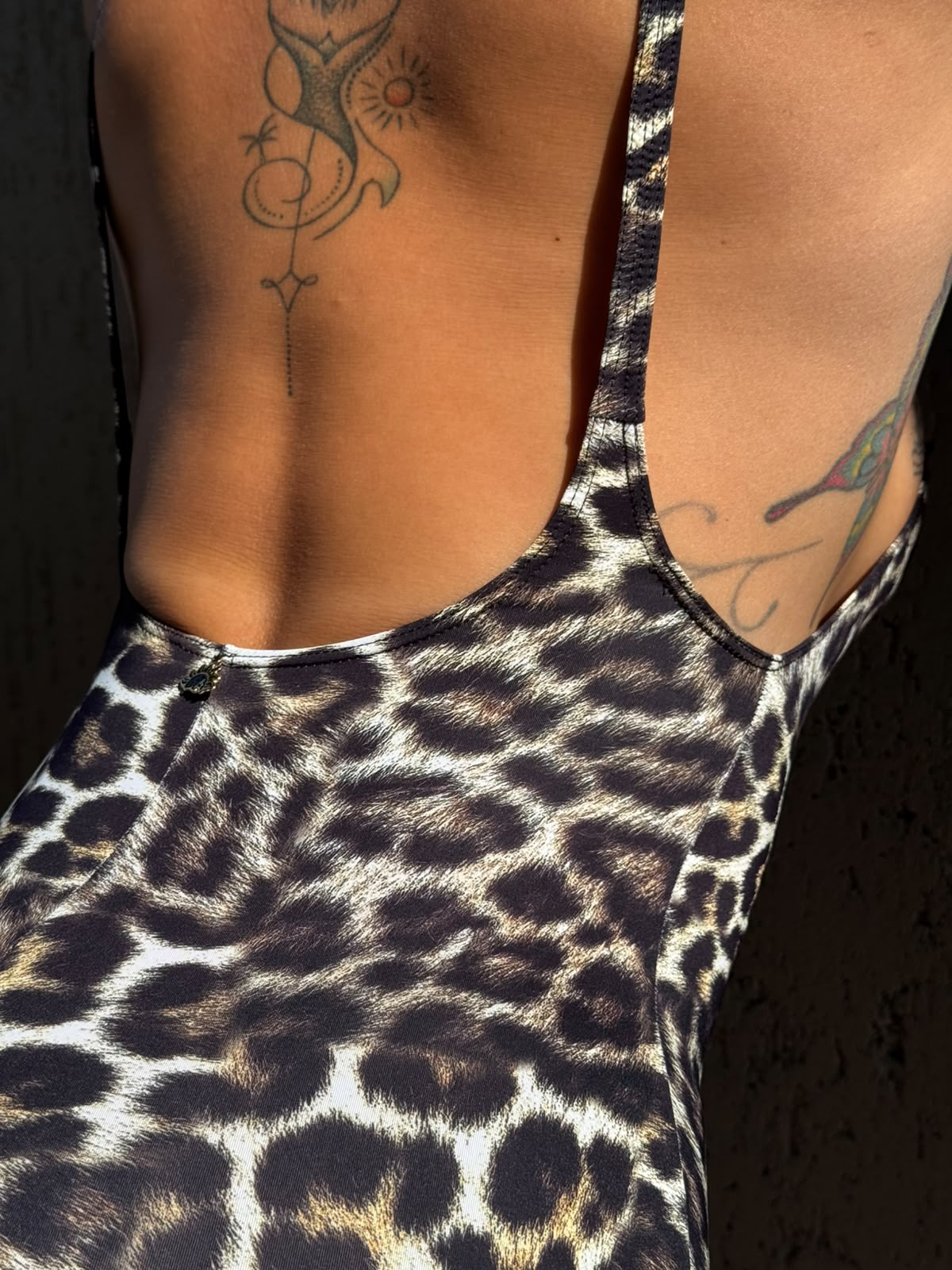 Gringa Jumpsuit - Gold Panther