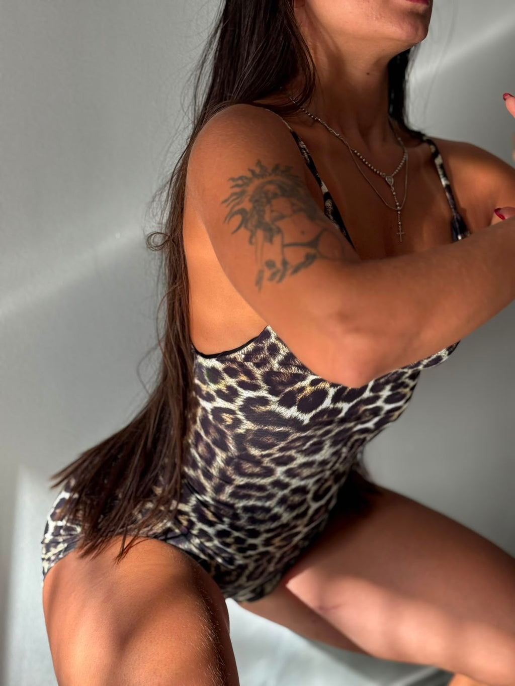 Gringa Jumpsuit - Gold Panther + Onyx Reversible