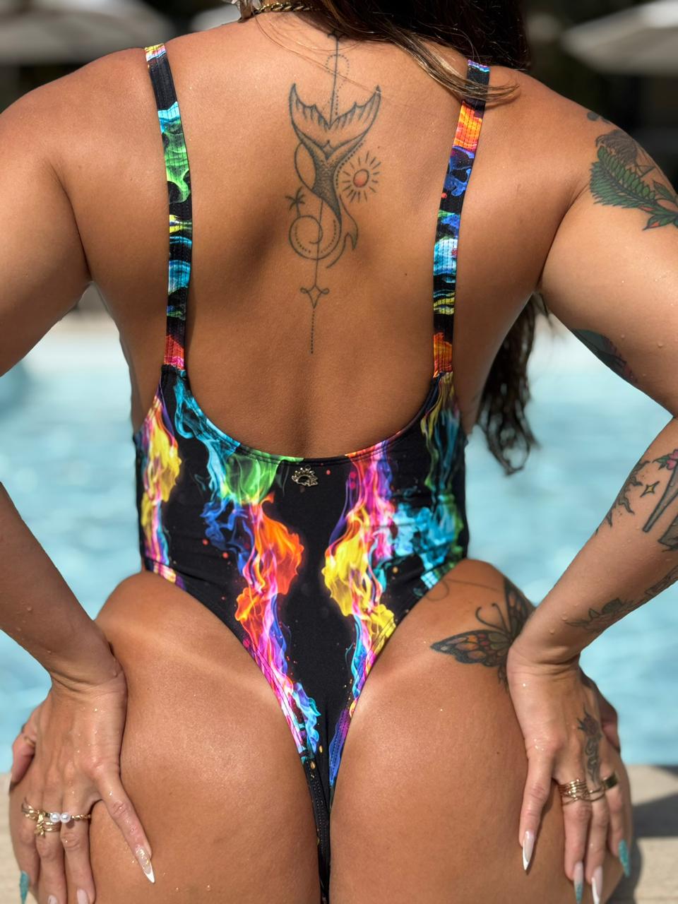 Gringa Swimsuit - Sapphire Veil (Lined)