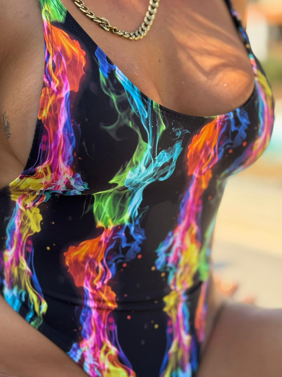 Gringa Swimsuit - Sapphire Veil (Lined)