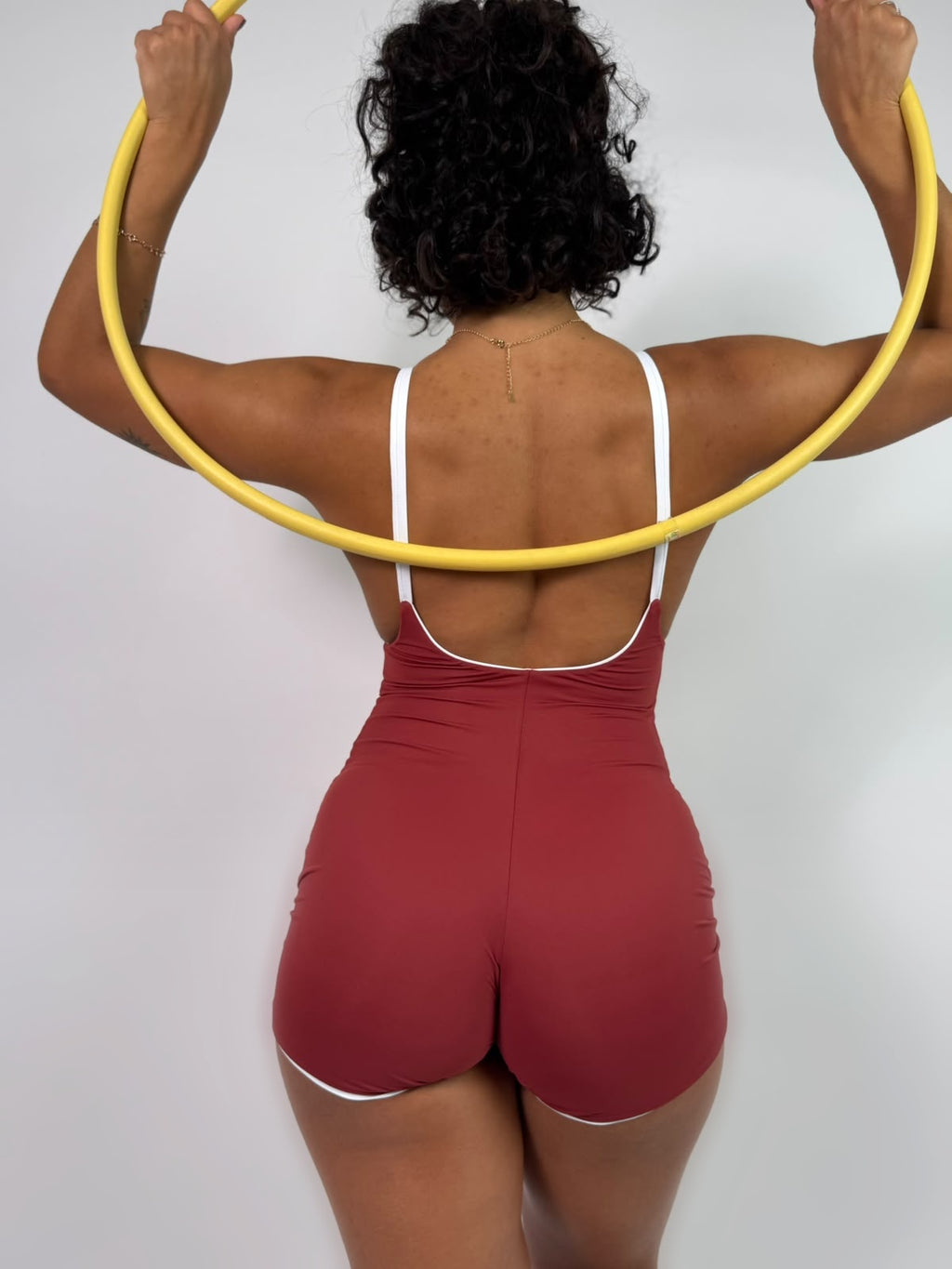 Gringa Jumpsuit - Vanilla Sky + Merlot Reversible