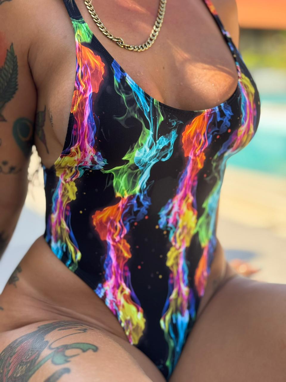 Gringa Swimsuit - Sapphire Veil (Lined)