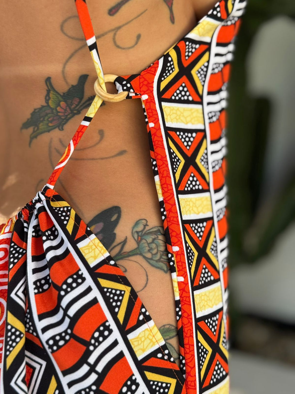 Litoral Jumpsuit - Africa Kente