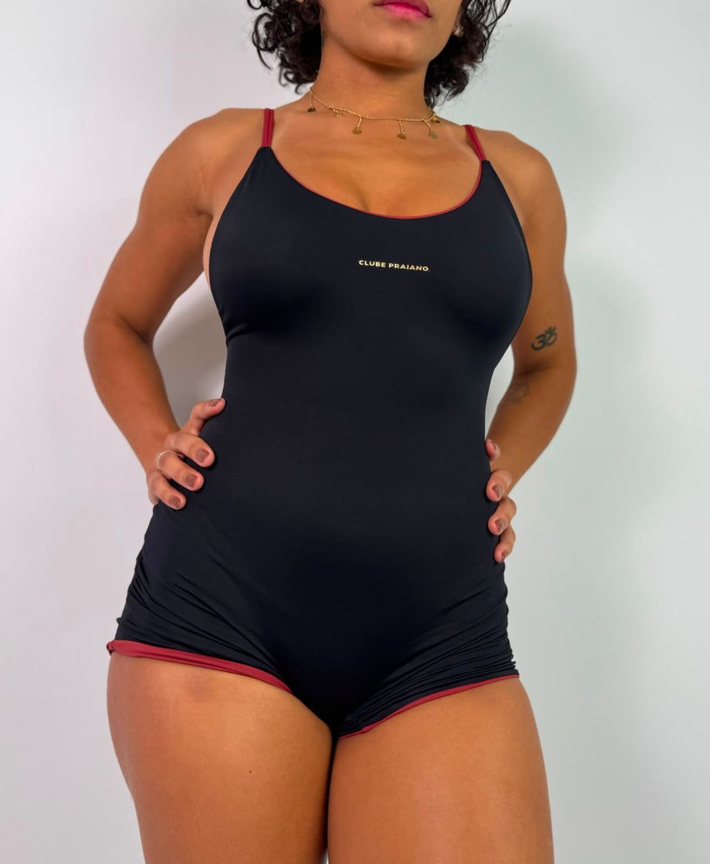 Gringa Jumpsuit - Merlot + Onyx Reversible